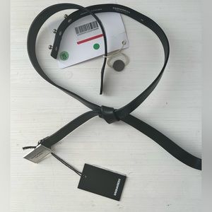 DSQUARED2 Black Leather Belt